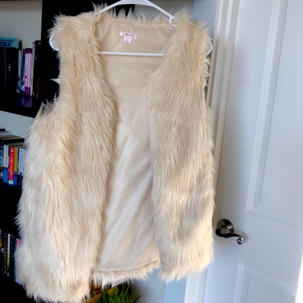 Faux fur vest